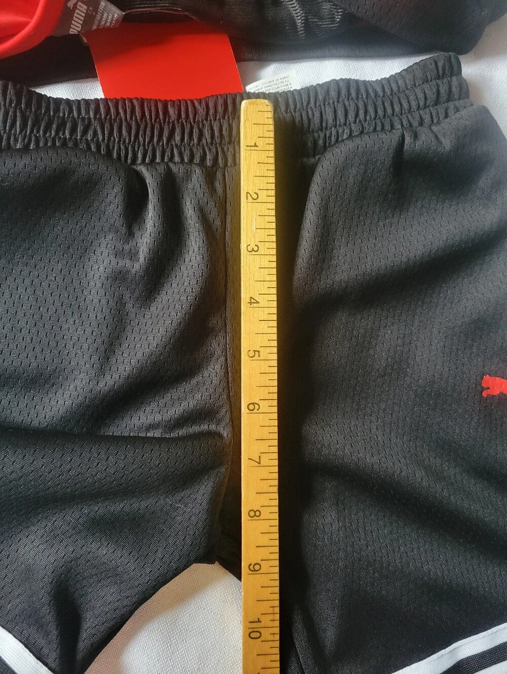 Puma Todller Boys 3 Piece Set Black Tank, Red Tee & Black Shorts Size 6 - Picture 6 of 8